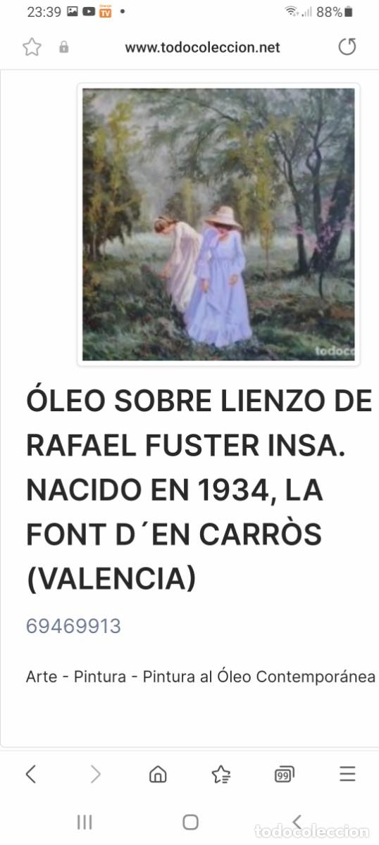 Arte: &Oacute;leo sobre lienzo de Rafael Fuster - Foto 5