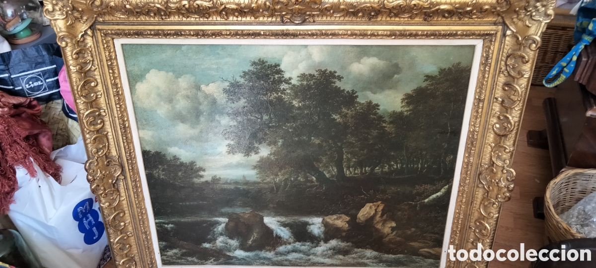 Arte: MARCO MADERA CON PAISAJE - Foto 1