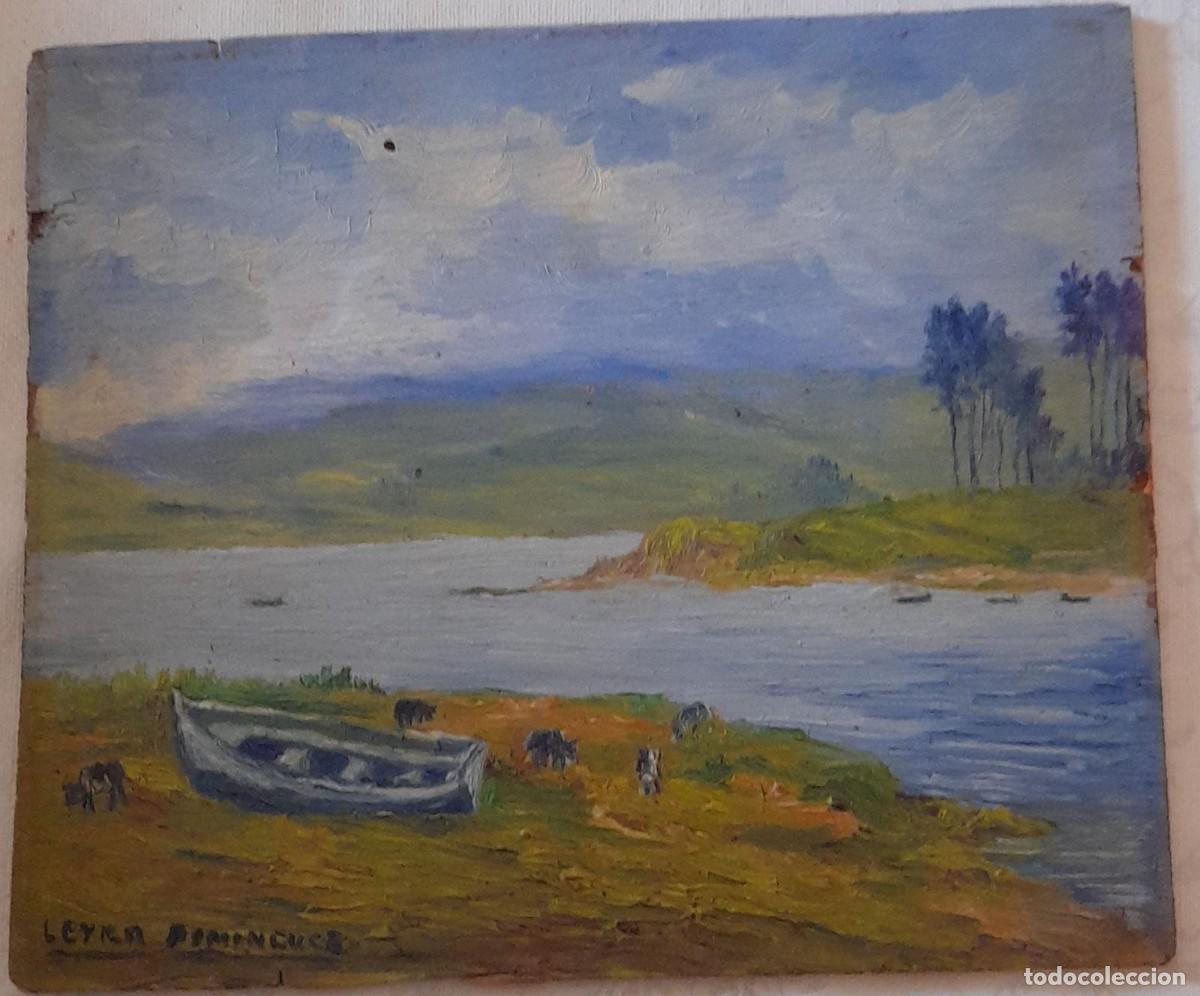 Arte: OLEO SOBRE TABLA DE JOS&Eacute; LEYRA DOM&Iacute;NGUEZ - Foto 1