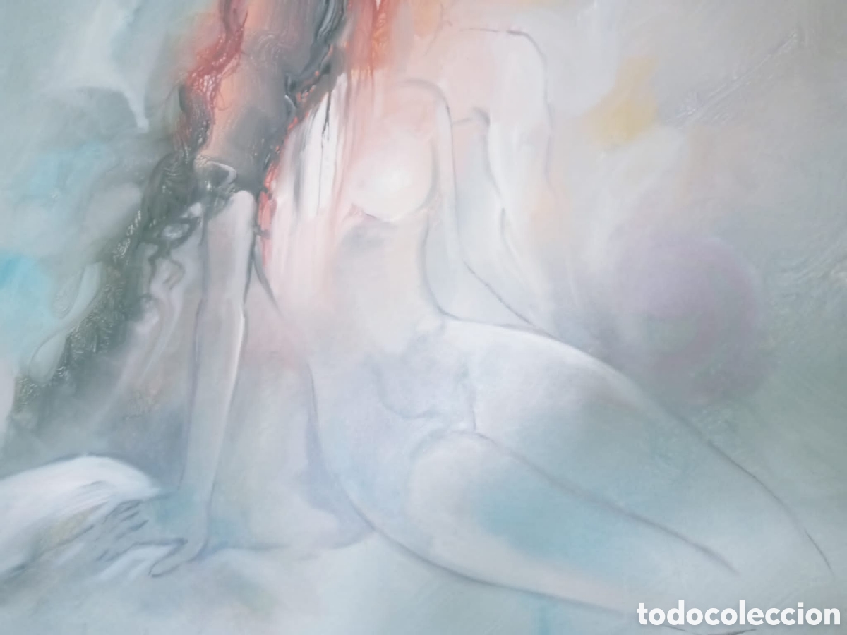 Arte: Cuadro de pareja al &oacute;leo grande - Foto 2