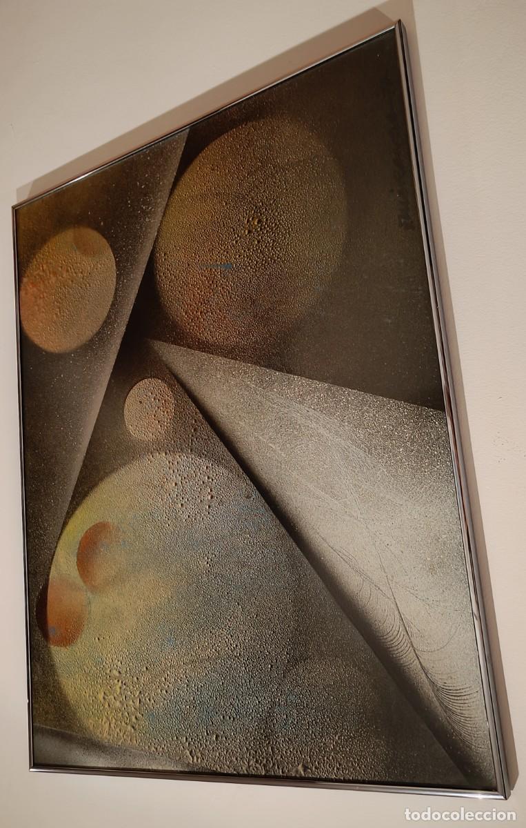 Arte: CUADRO ABSTRACTO ORIGINAL MIRANDA 1973 - Foto 2