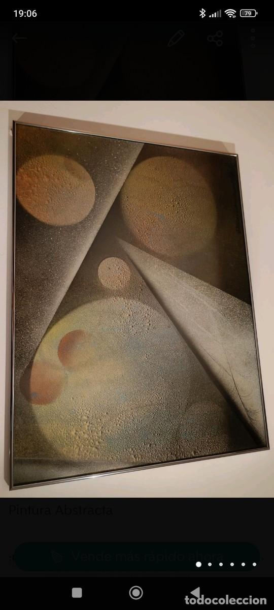 Arte: CUADRO ABSTRACTO ORIGINAL MIRANDA 1973 - Foto 7