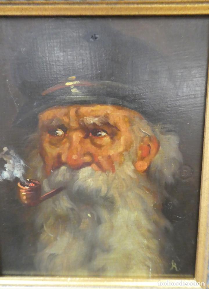 Arte: Bonito oleo sobre tabla con marco - Foto 2