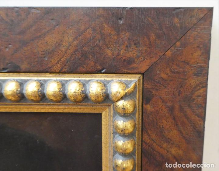 Arte: Bonito oleo sobre tabla con marco - Foto 5