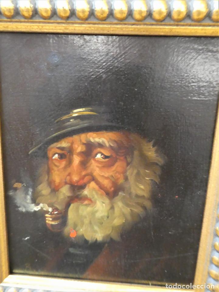 Arte: Bonito oleo sobre tabla con marco - Foto 2