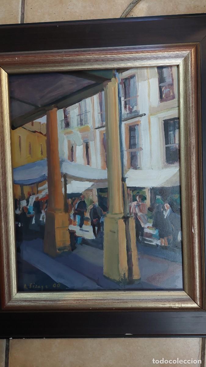 Arte: A .Eizaga Mercado &oacute;leo sobre tabla - Foto 1