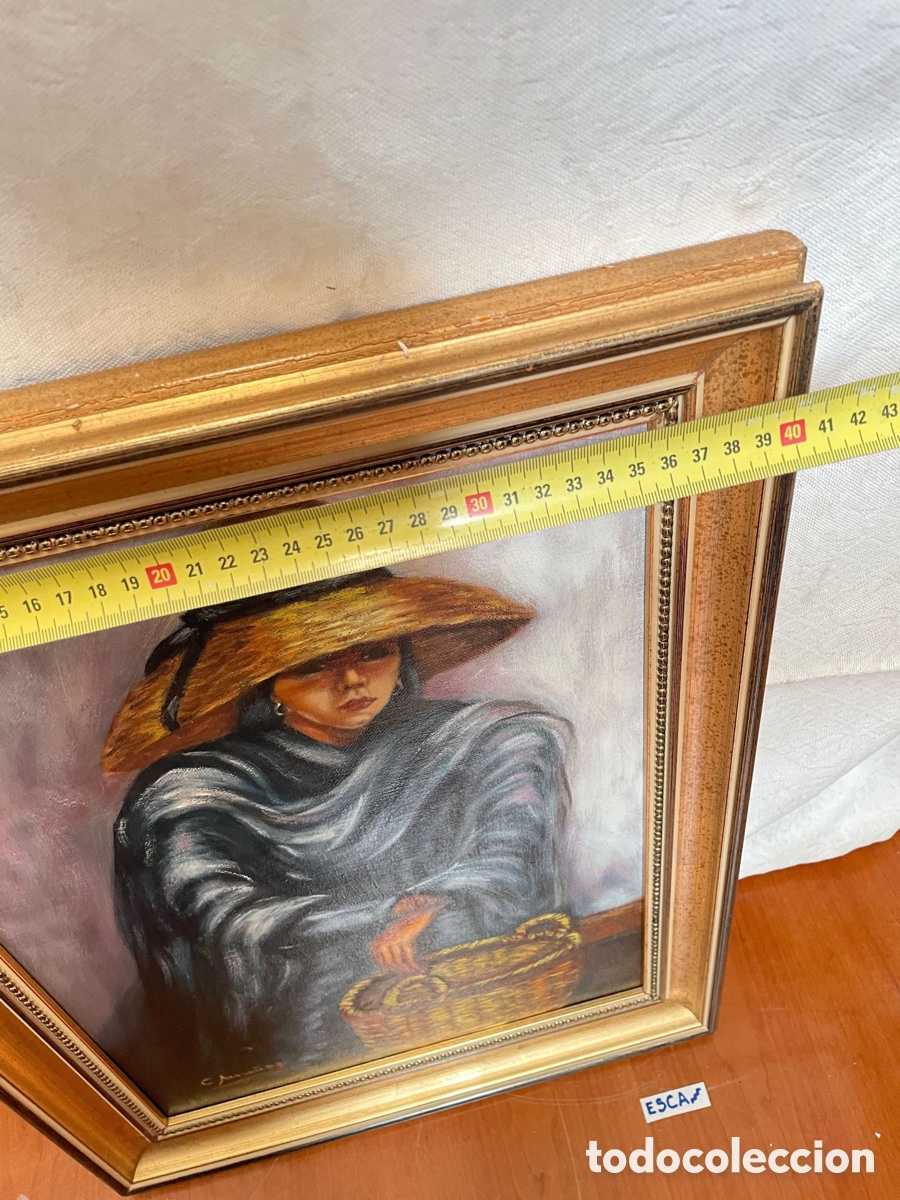 Arte: cuadro oleo c mu&ntilde;oz - Foto 4
