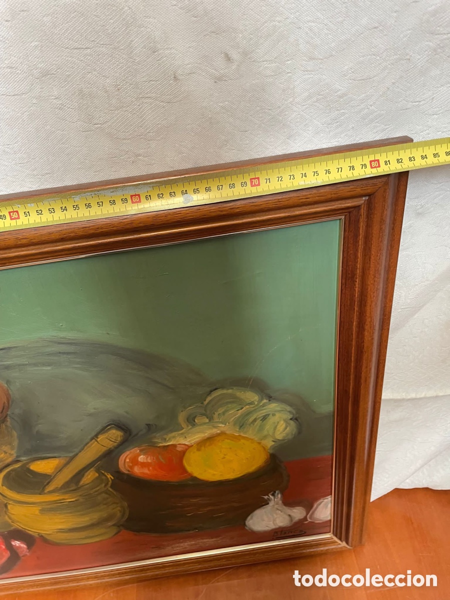 Arte: &Oacute;leo bodeg&oacute;n firmado Blanca - Foto 4
