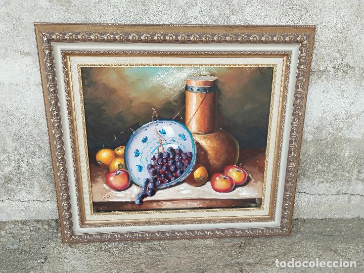 Arte: bodegon oleo original firmado - Foto 2