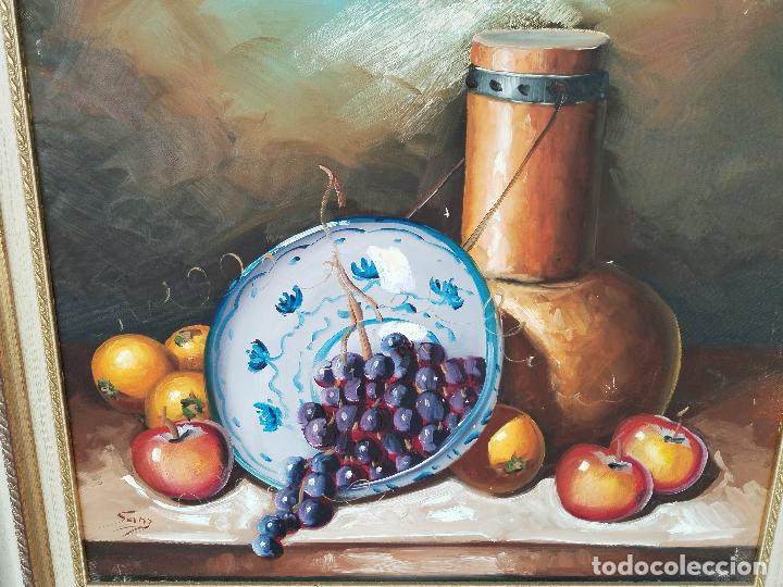 Arte: bodegon oleo original firmado - Foto 4