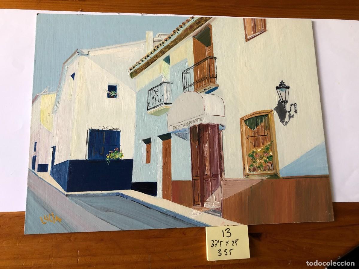 Arte: CALLE DE ALTEA &Oacute;LEO SOBRE TABLA - Foto 2