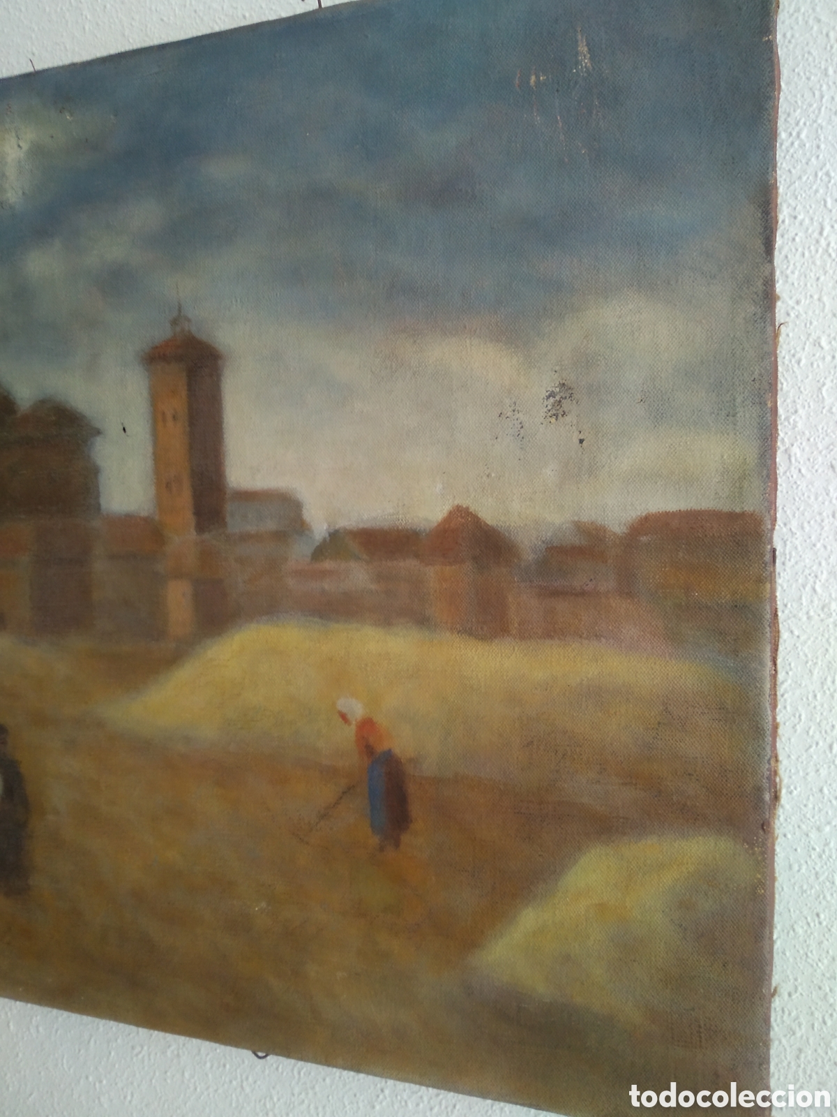 Arte: Antiguo &oacute;leo firmado - Foto 3