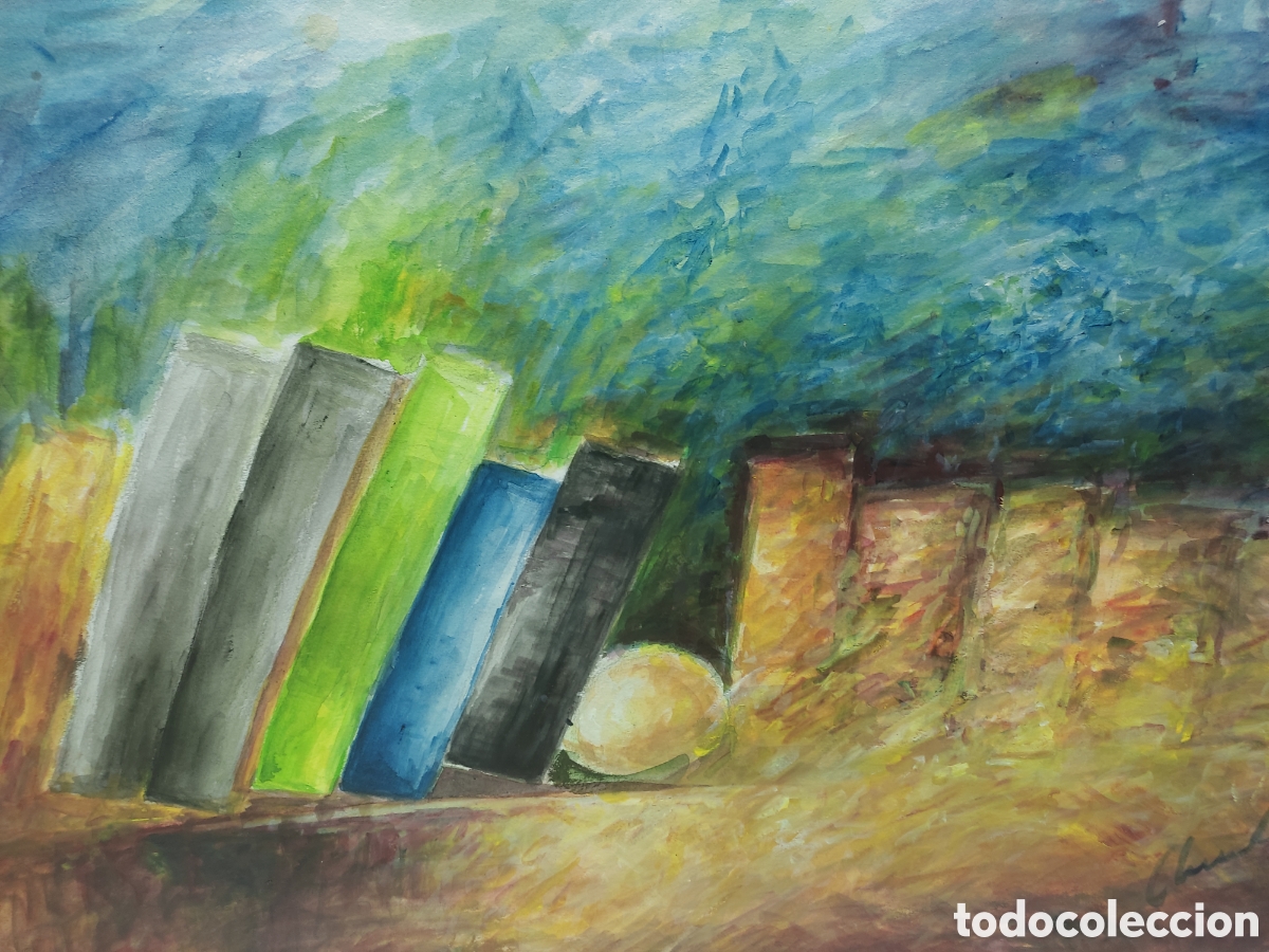Arte: Bodeg&oacute;n ( libros ) - Foto 5