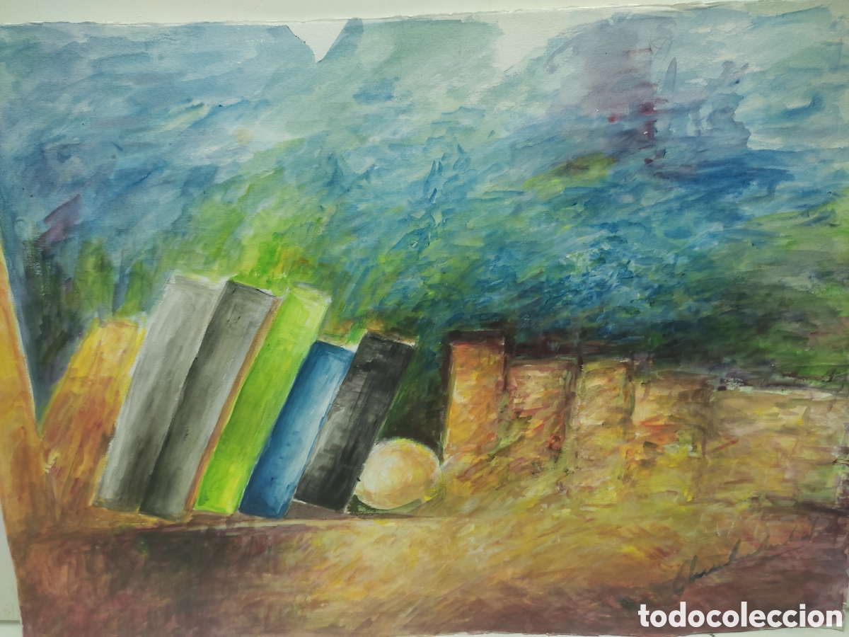 Arte: Bodeg&oacute;n ( libros ) - Foto 6
