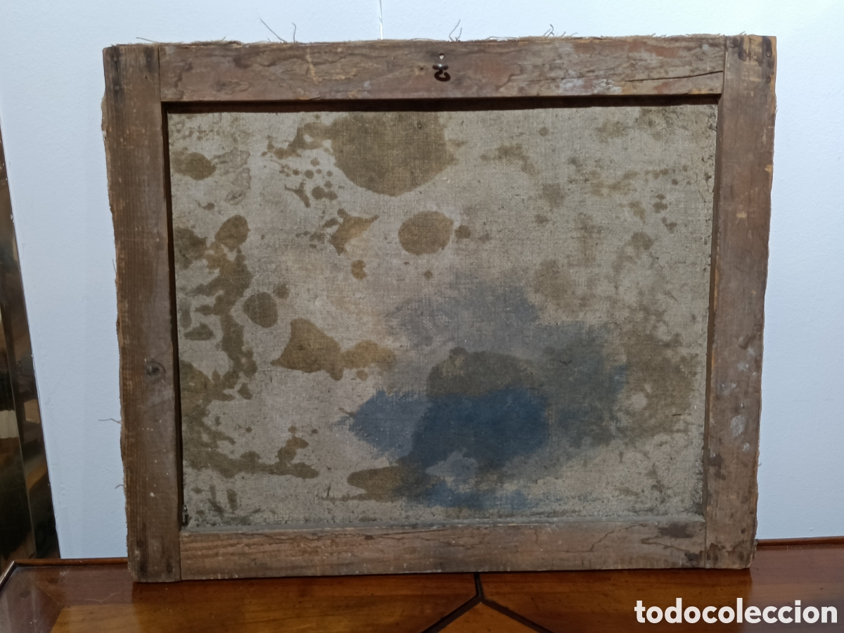 Arte: &Oacute;leo sobre lienzo, S. XIX. - Foto 5