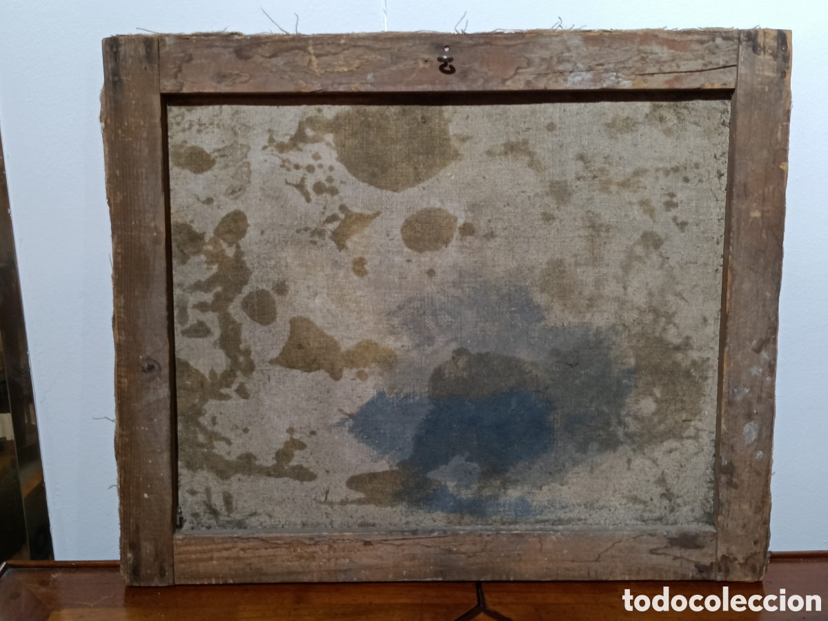 Arte: &Oacute;leo sobre lienzo, S. XIX. - Foto 6