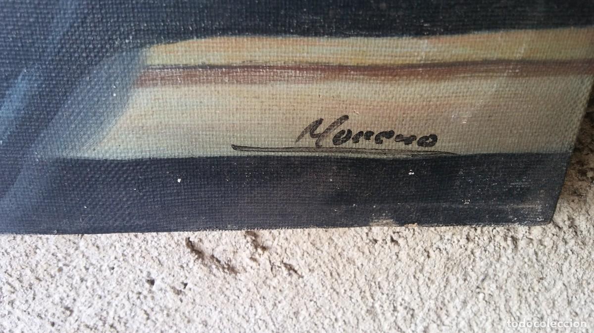 Arte: &Oacute;leo sobre lienzo. Bodeg&oacute;n. Moreno. - Foto 2