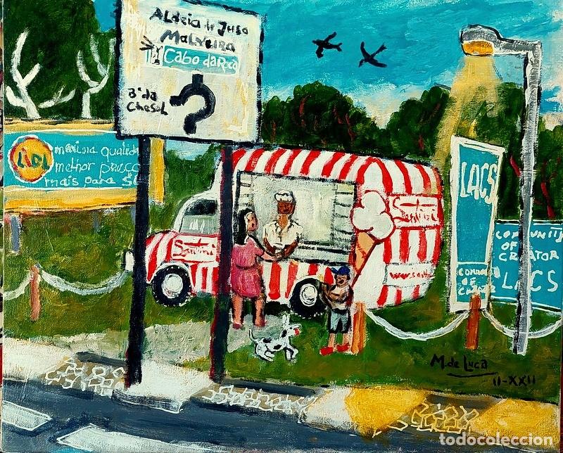 Arte: LISBOA ART - CUADRO AL &Oacute;LEO SANTINI GELADO CASCAIS