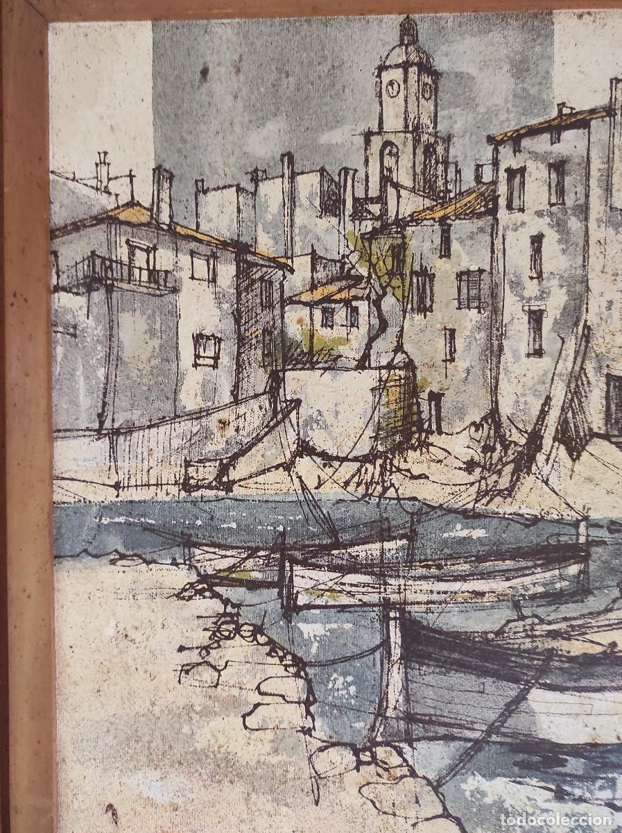 Arte: 3 CUADROS DEL PINTOR BERNARD DUFOUR - Foto 4