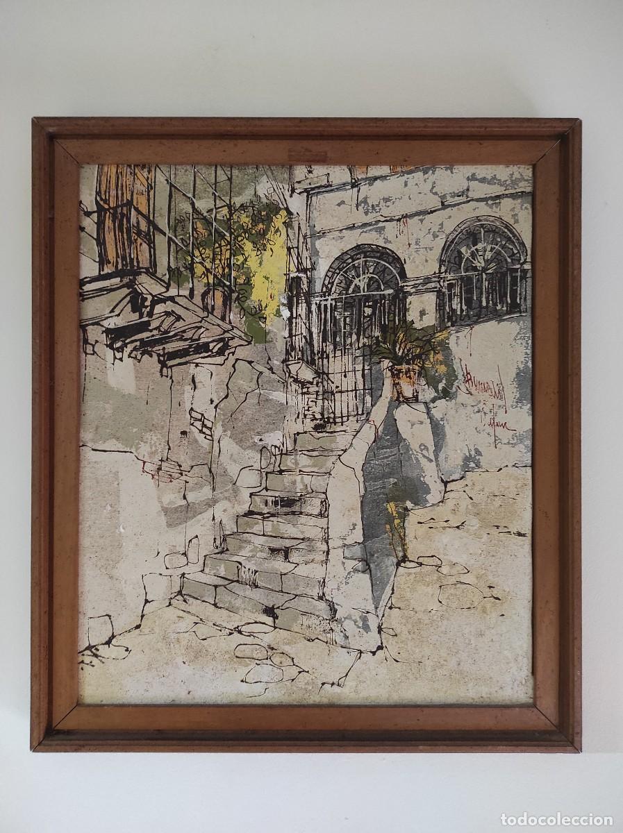 Arte: 3 CUADROS DEL PINTOR BERNARD DUFOUR - Foto 3