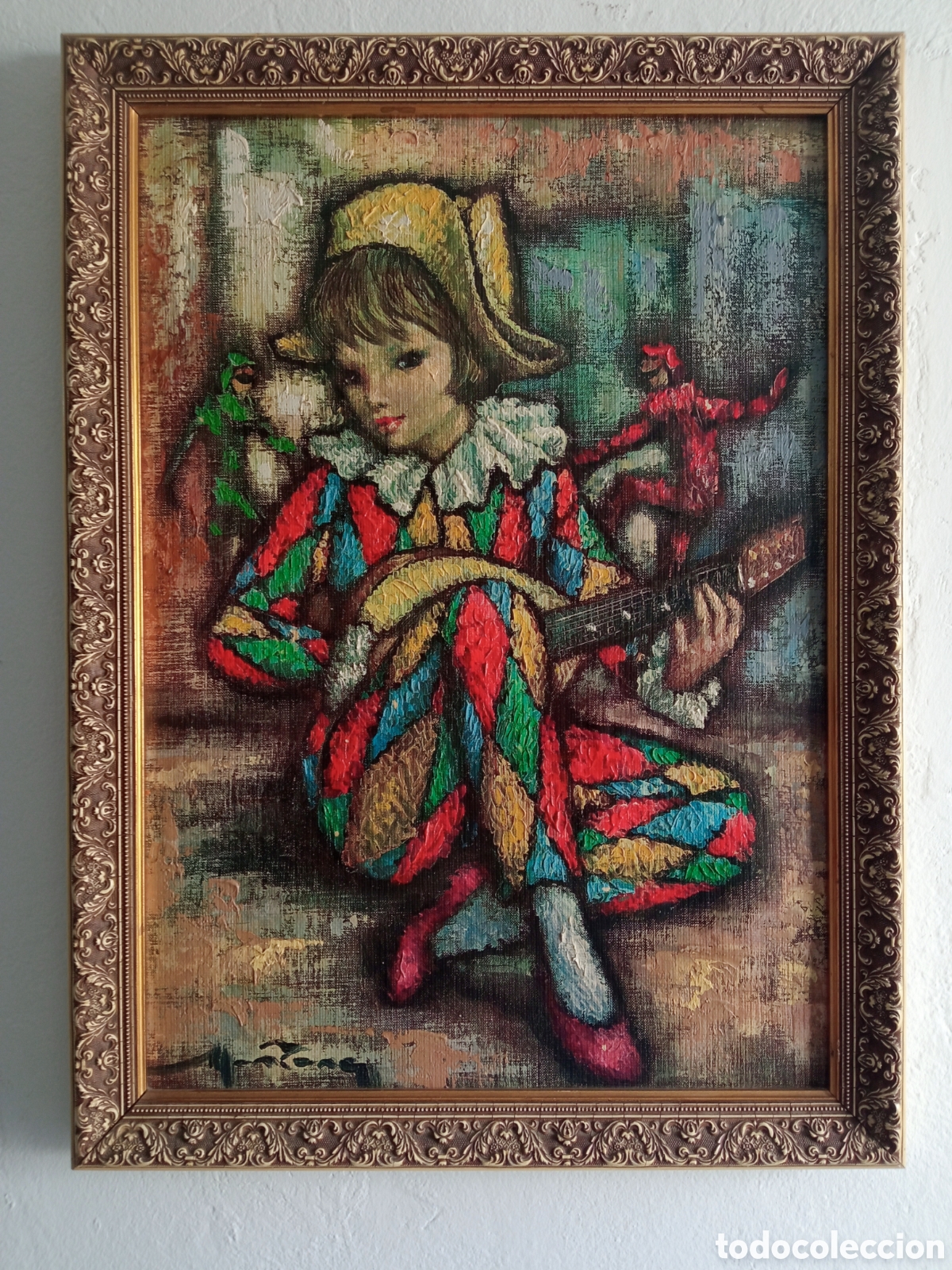 Arte: Cuadro pintor pierre manzone - Foto 1
