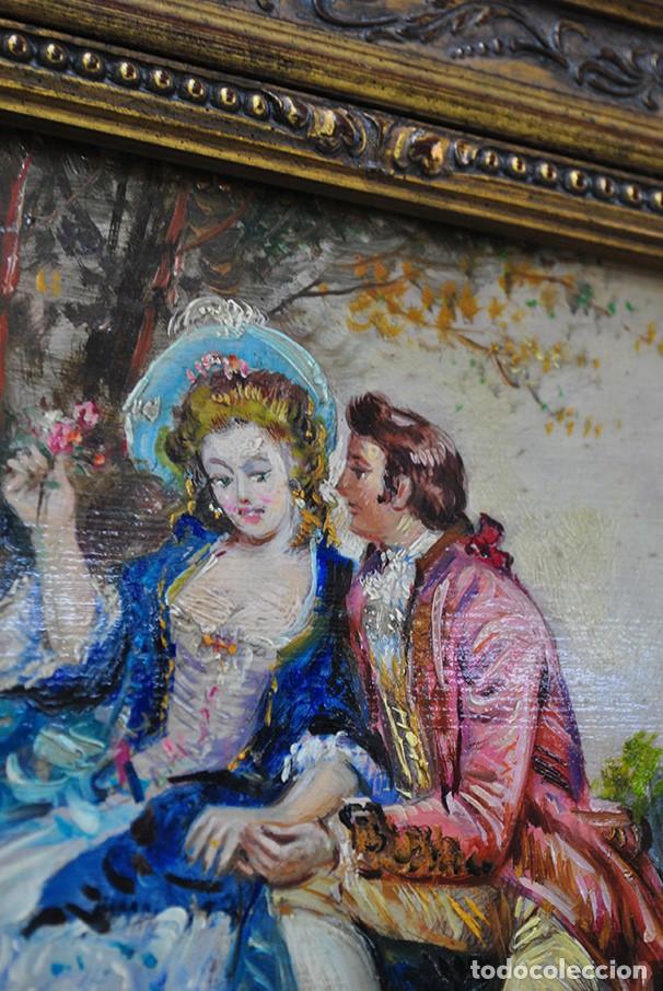 Arte: CUADRO &Oacute;LEO SOBRE COBRE - LAMBERT - Foto 5