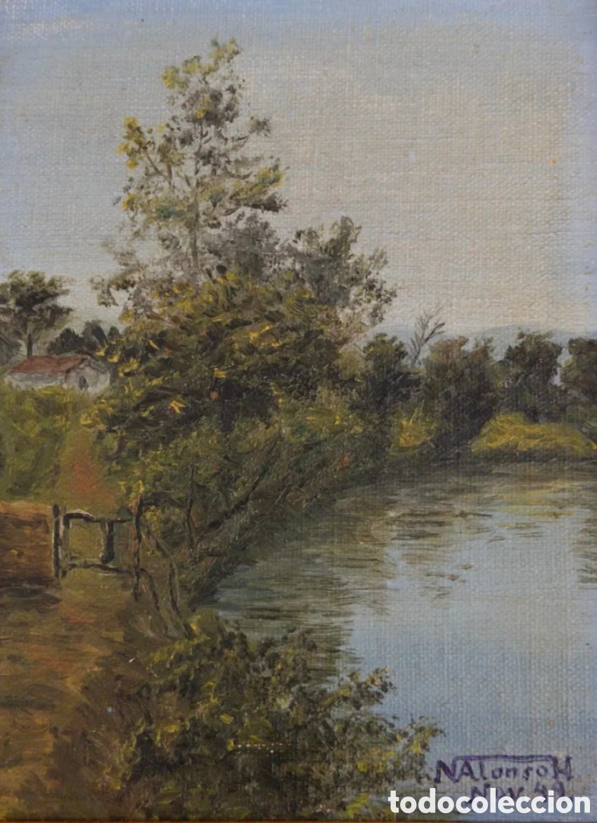 Arte: N. Alonso, &oacute;leo sobre tela-tabla 1949