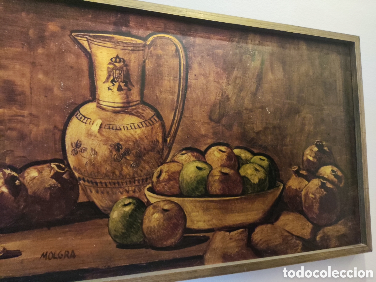 Arte: Oleo, bodeg&oacute;n, pintor Molgra - Foto 5