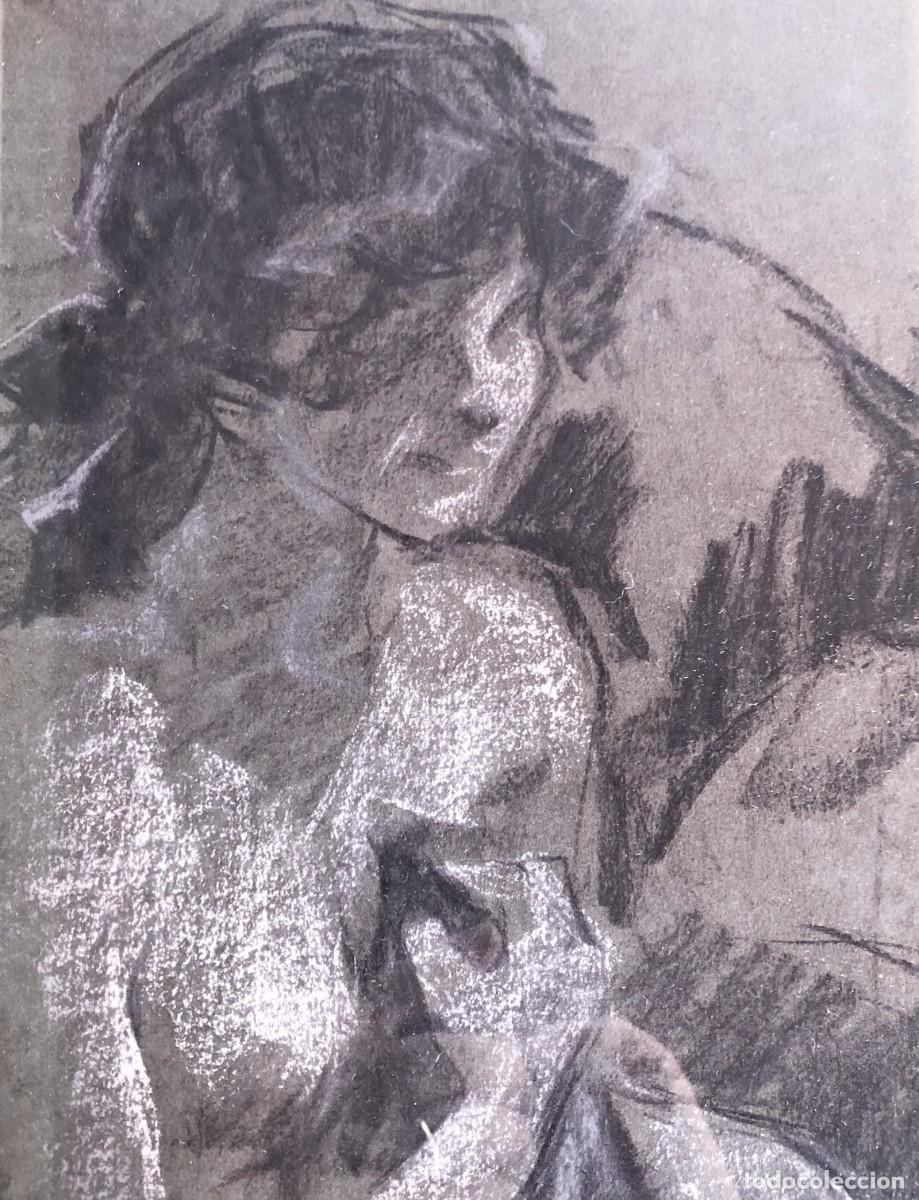 Arte: Antonio Medina Serrano.- Mujer semidesnuda - Foto 1