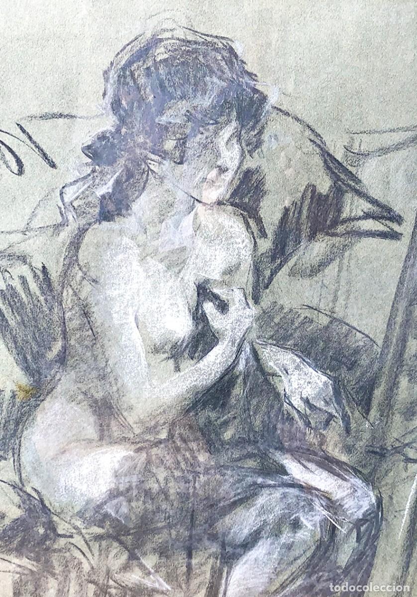 Arte: Antonio Medina Serrano.- Mujer semidesnuda - Foto 2