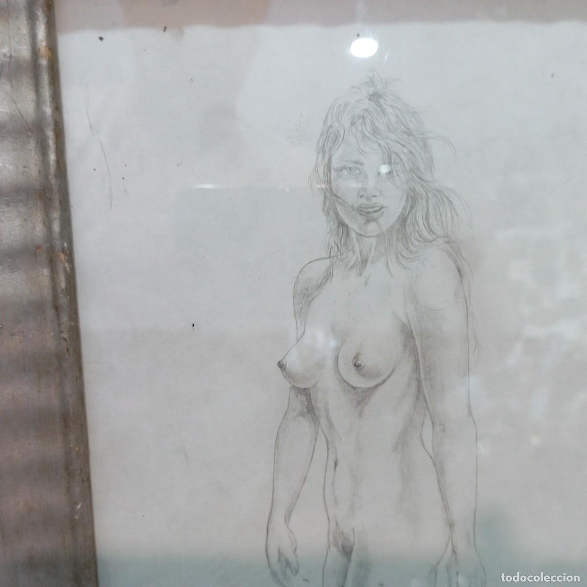Arte: dibujo con autor mujer desnuda - Foto 4