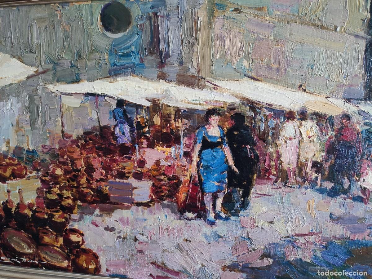 Arte: Giner Bueno &oacute;leo, Mercadillo - Foto 1