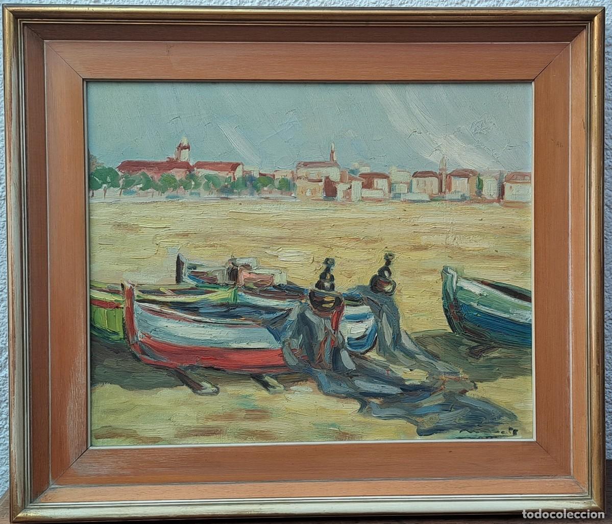 Arte: Oleo sobre lienzo, Abrahm MS a&ntilde;o 1973 - Foto 1