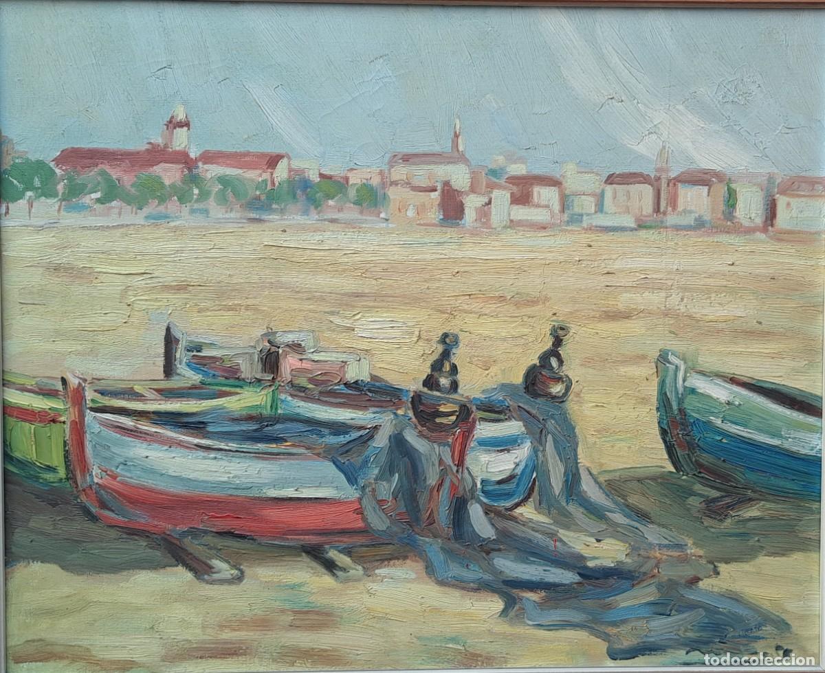 Arte: Oleo sobre lienzo, Abrahm MS a&ntilde;o 1973 - Foto 2