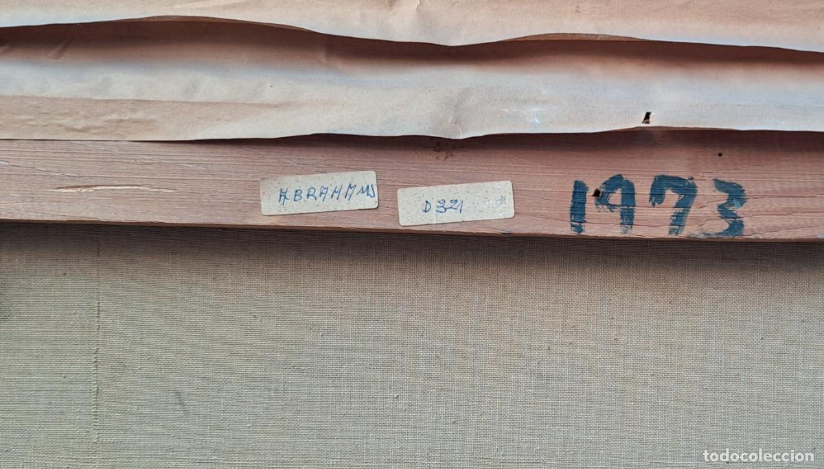 Arte: Oleo sobre lienzo, Abrahm MS a&ntilde;o 1973 - Foto 11