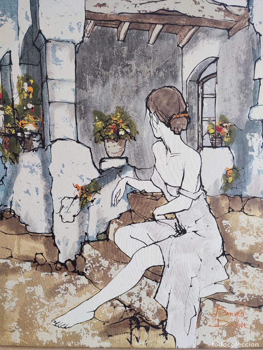 Arte: Bernat Dufour, &Oacute;leo y T&eacute;cnica Mixta Retrato de una Mujer