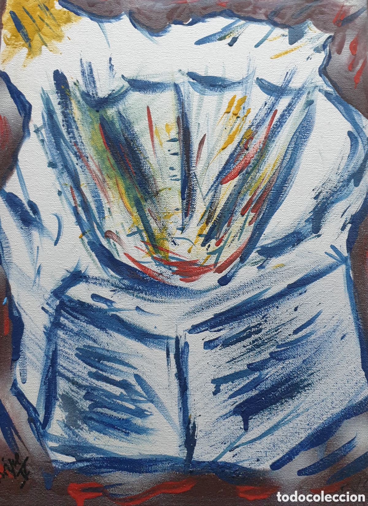 Arte: &Oacute;leo sobre lienzo ENRIQUE V - Foto 1