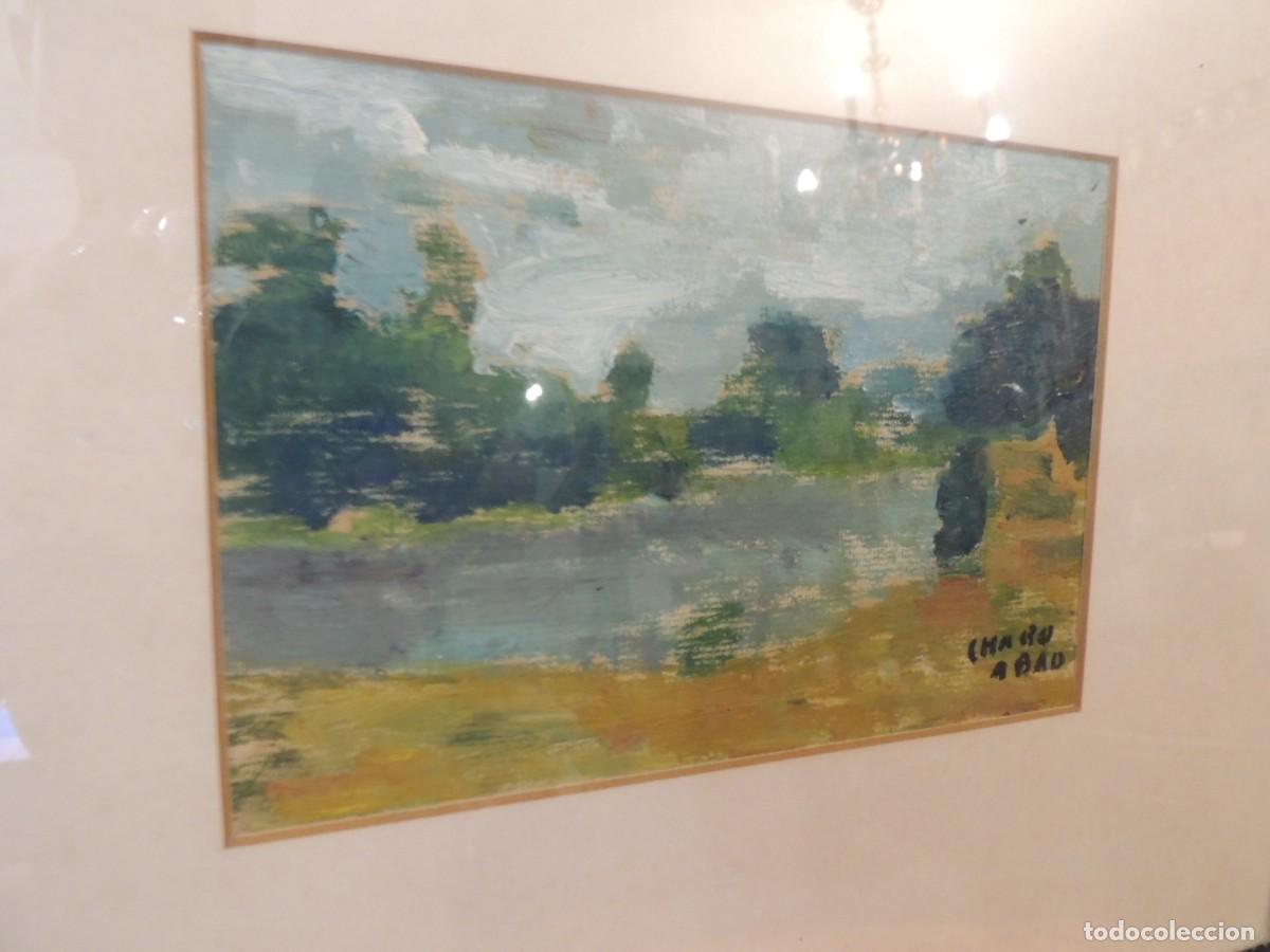 Arte: OLEO, CAMPESTRE, 18X12. CHARO ABAD, ENMARCADO 35X29
