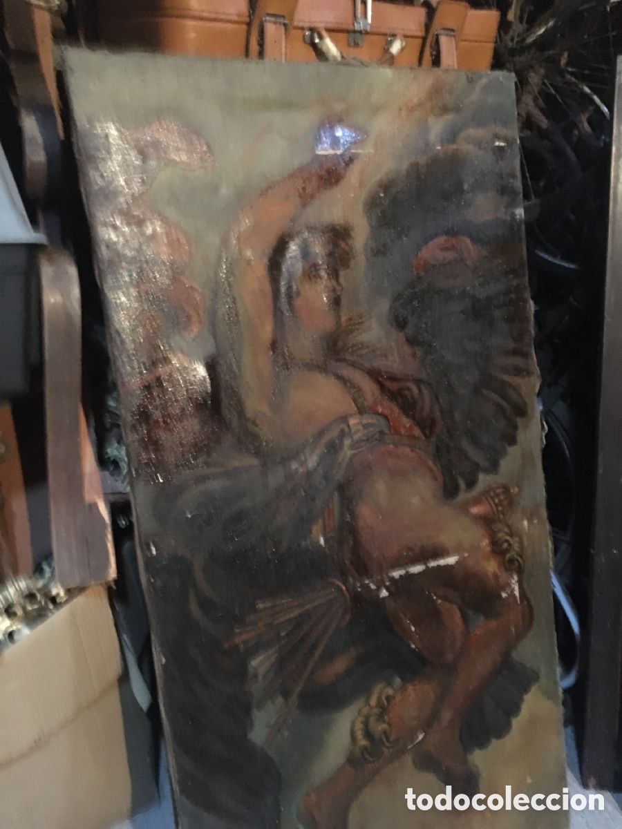 Arte: Cuadro restaurar firmado mota - Foto 1