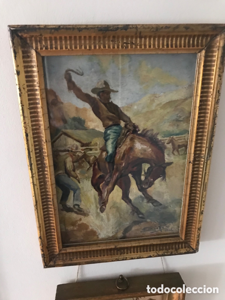 Arte: Oleo de 1933 antiguo - Foto 19