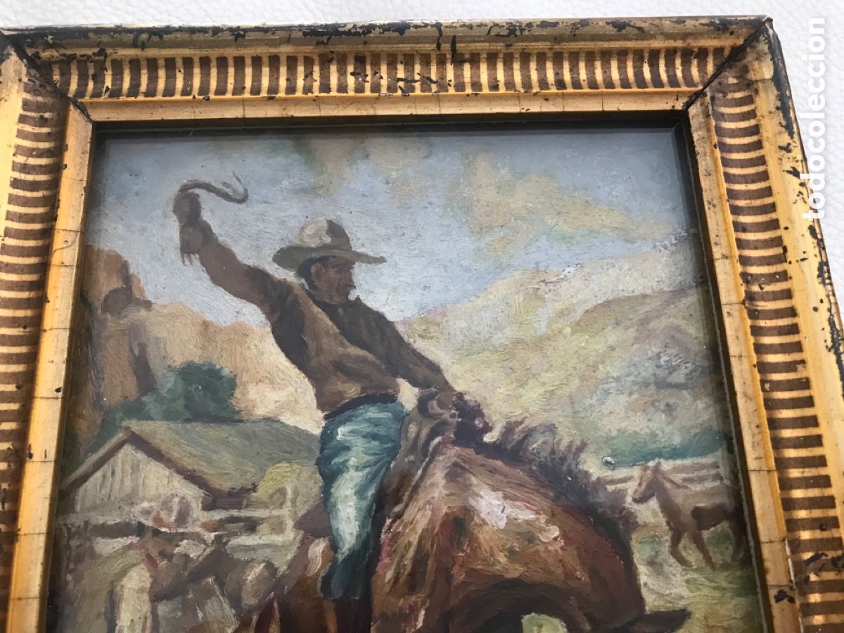 Arte: Oleo de 1933 antiguo - Foto 9