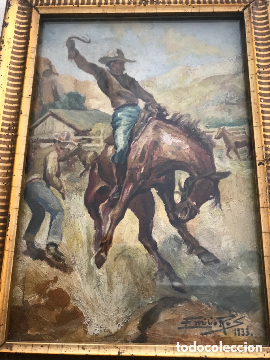 Arte: Oleo de 1933 antiguo - Foto 21