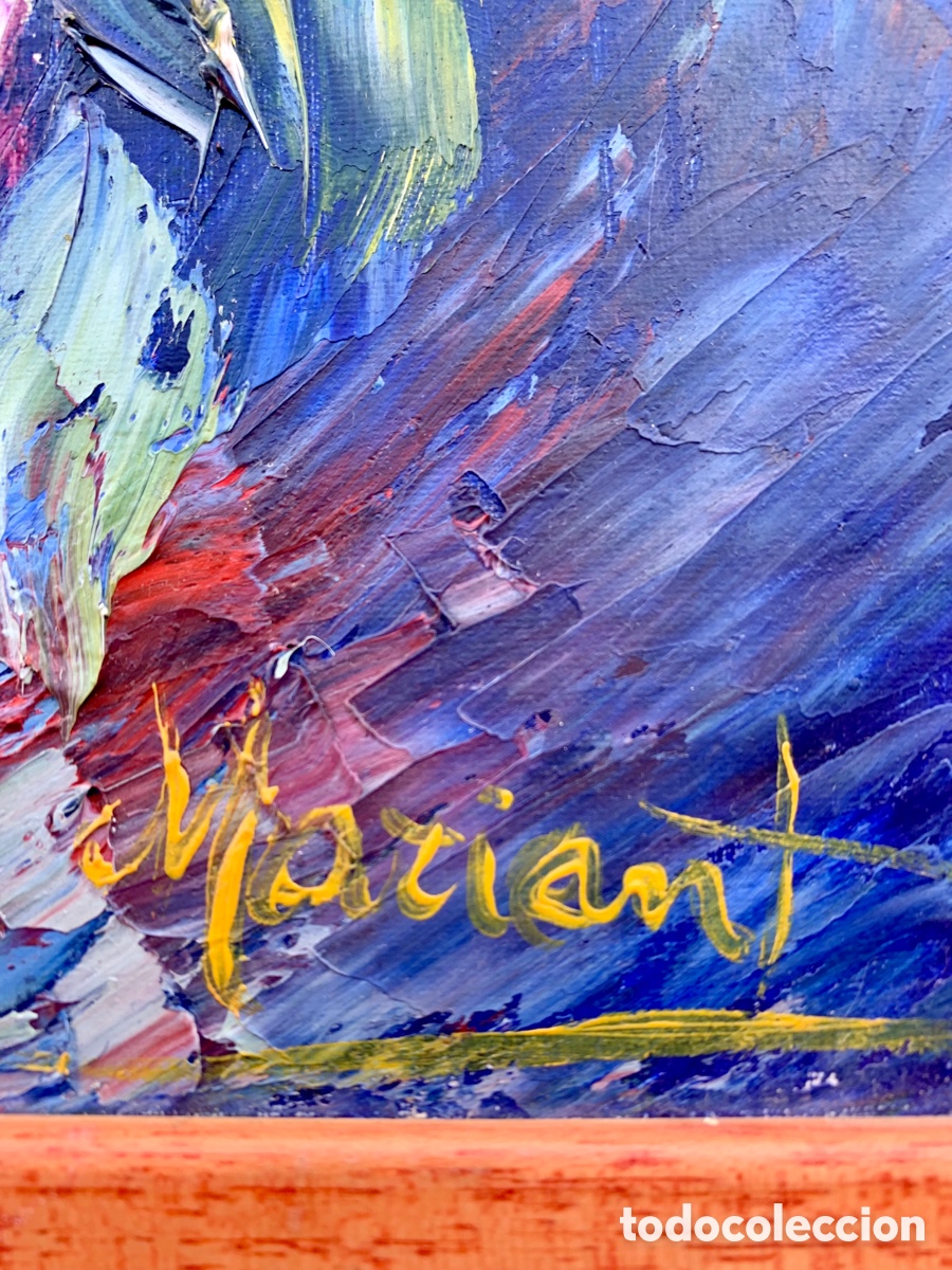 Arte: Mariant, bodeg&oacute;n, 26x35 con marco - Foto 3