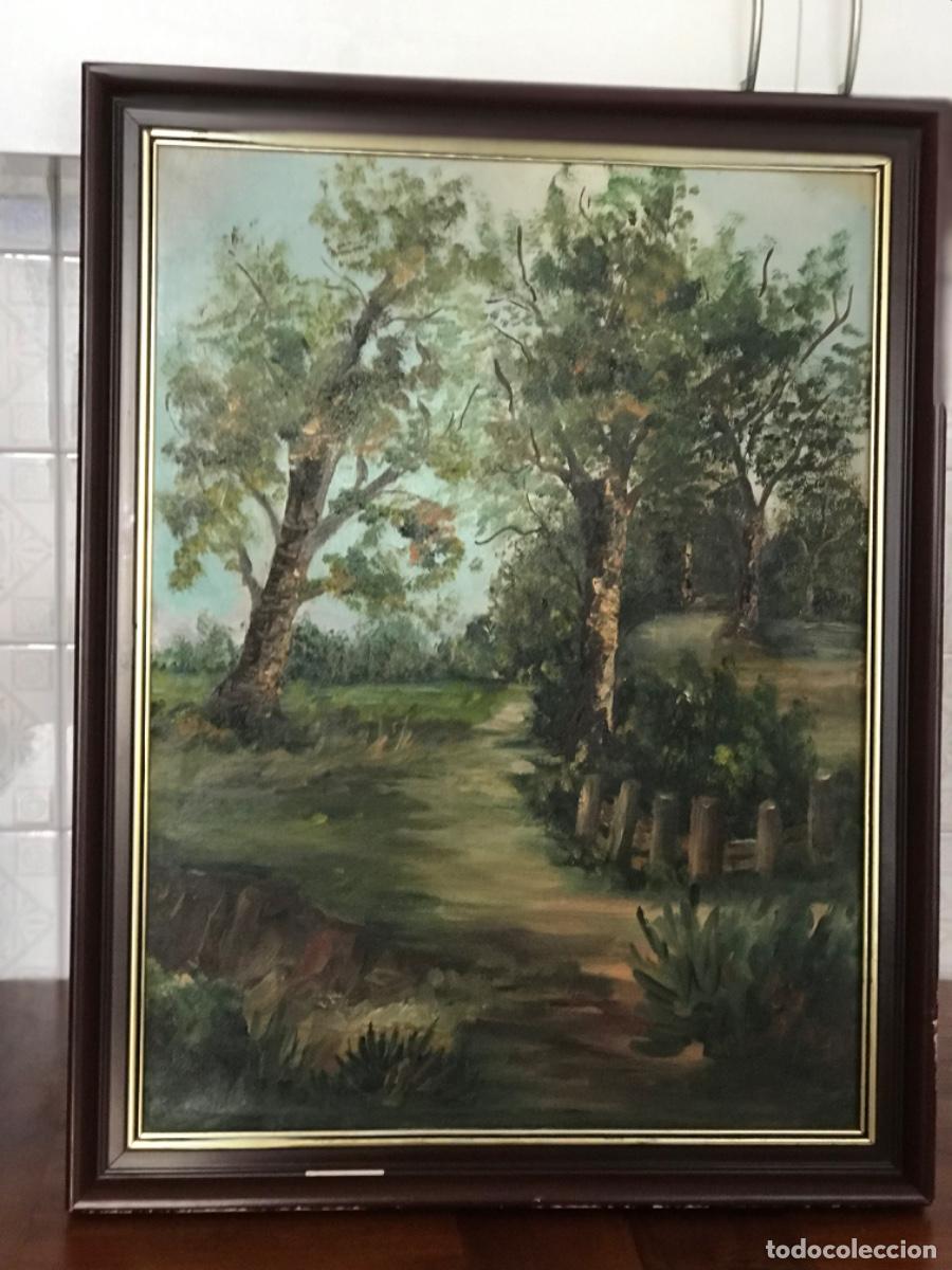 Kunst: Oleo sobre lienzo, de 64 X 52,5 cm. Lugo, Galicia