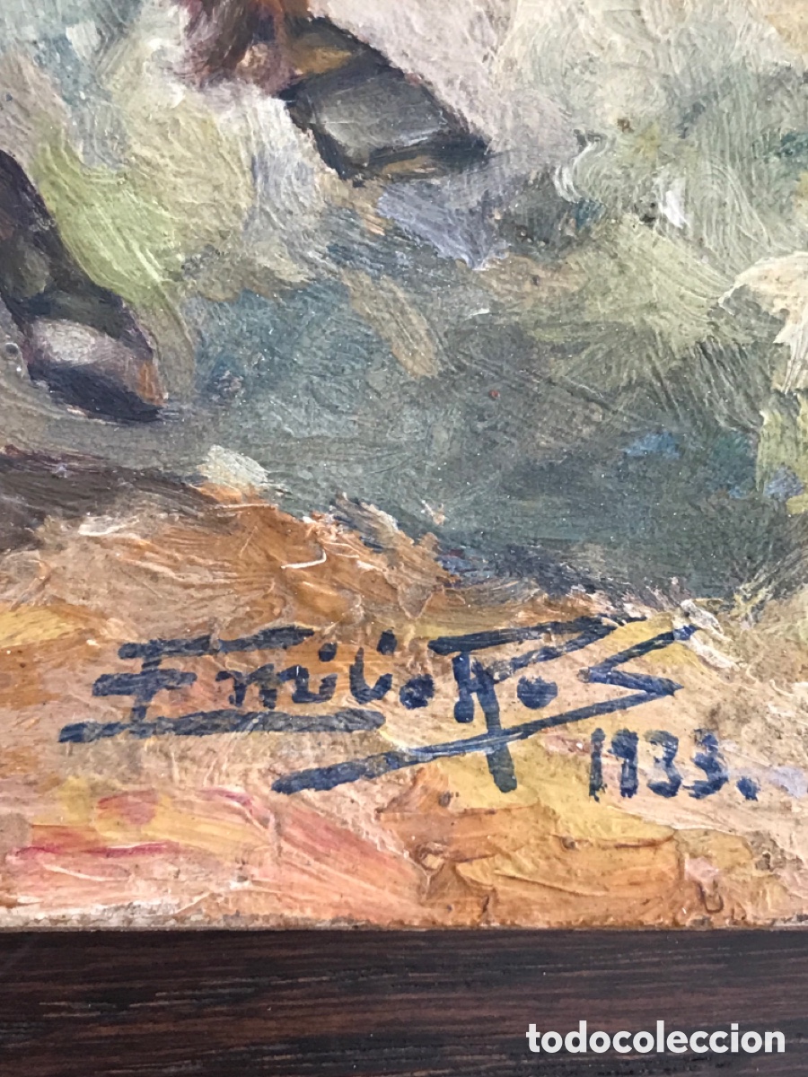 Arte: Oleo de 1933 antiguo - Foto 22