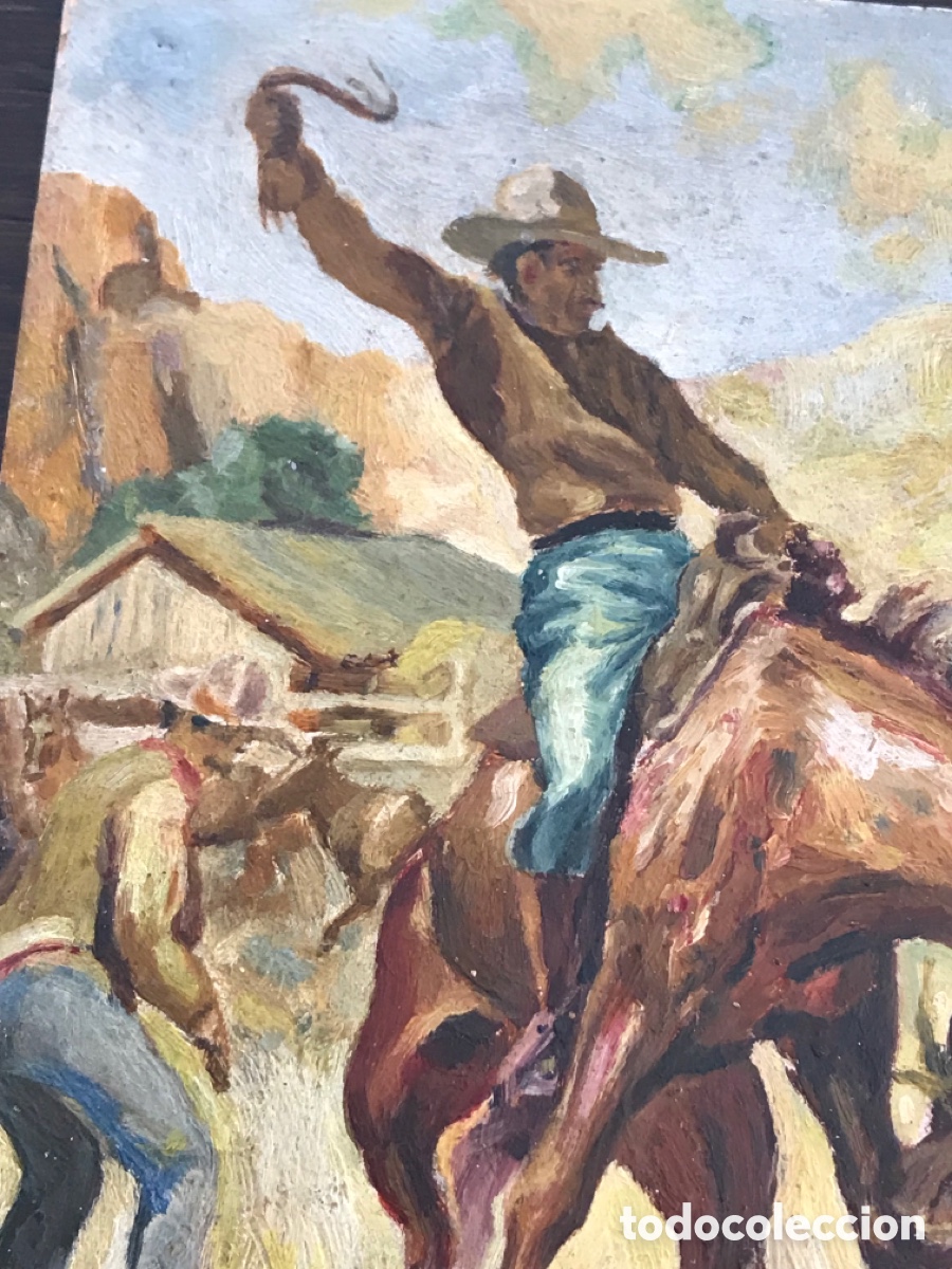 Arte: Oleo de 1933 antiguo - Foto 7