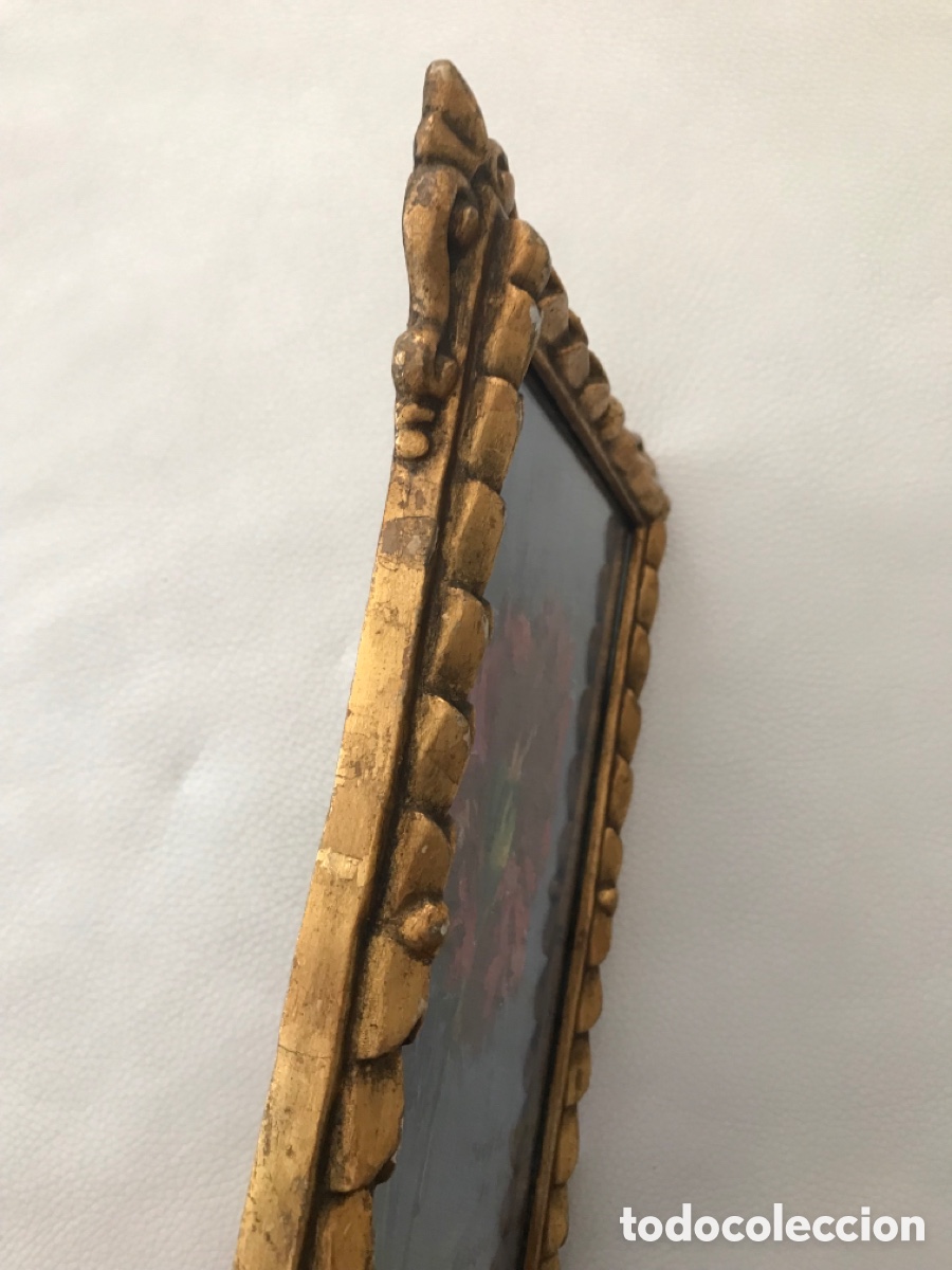 Arte: Oleo sobre madera con marco dorado - Foto 5