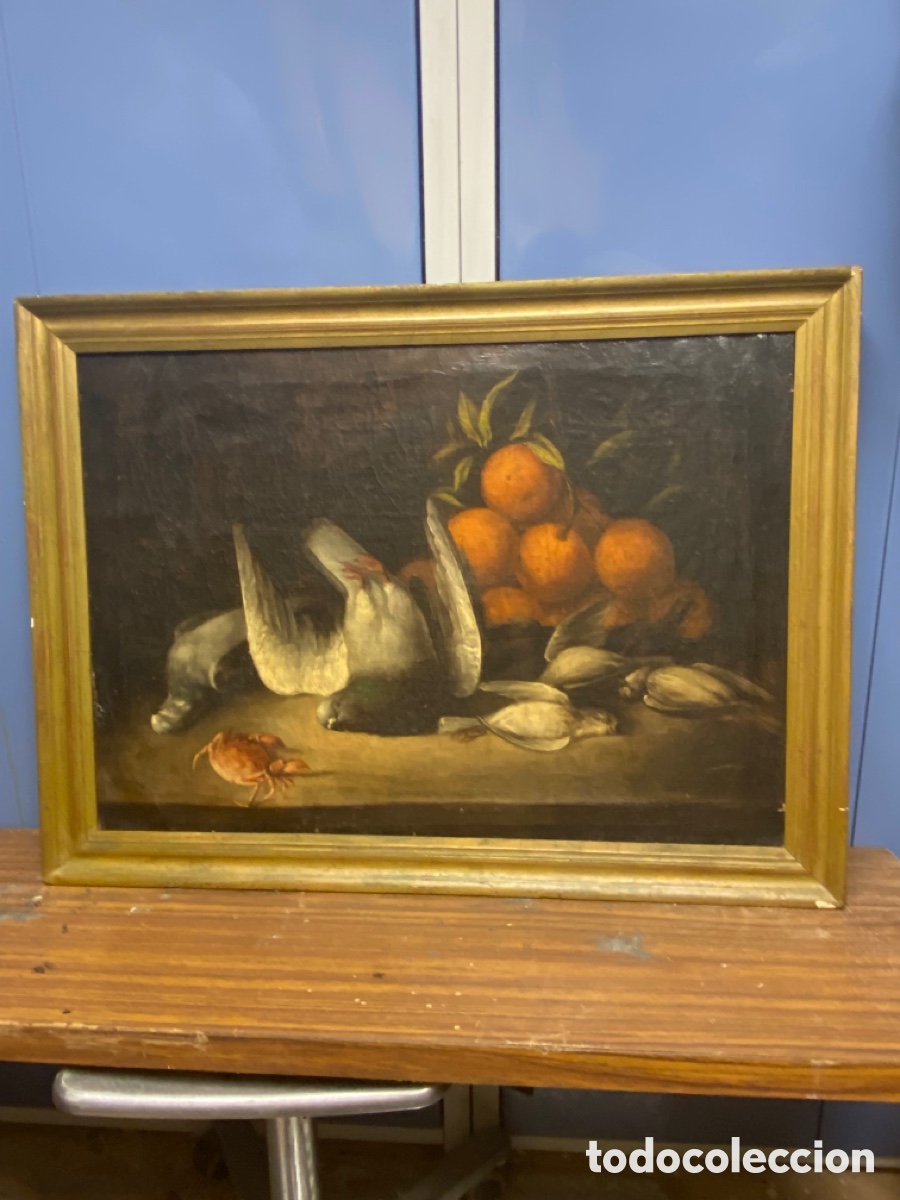 Arte: Bodeg&oacute;n de caza y frutas - Foto 2