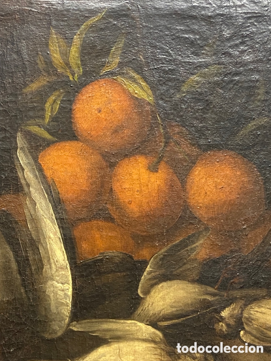 Arte: Bodeg&oacute;n de caza y frutas - Foto 4