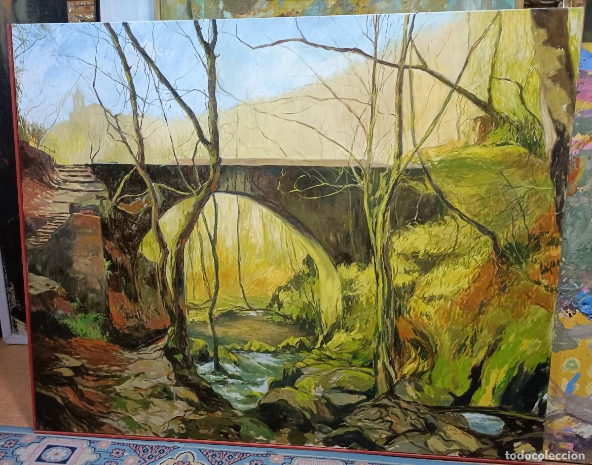 Arte: Sutil, Francisco. Fragas do Eume. &Oacute;leo sobre lienzo - Foto 3